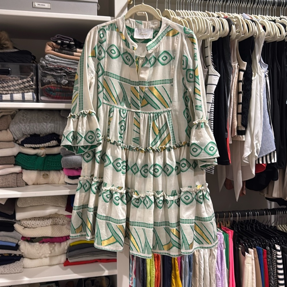 Kasia tiered dress.  XS.  Boutique dress
